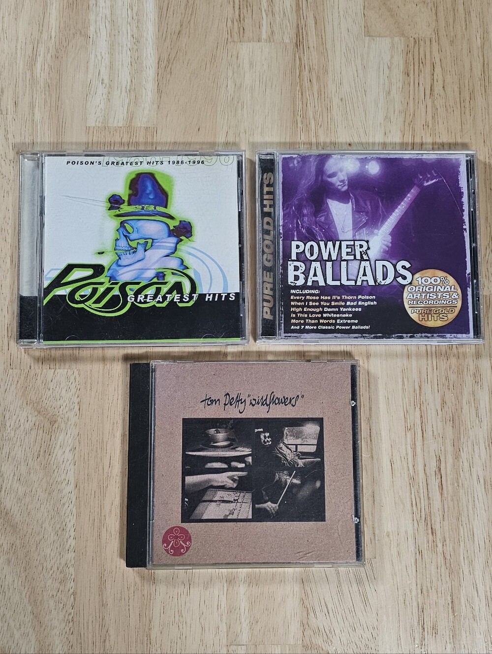 Tom Petty, Poison, & Power Ballads CD Bundle
